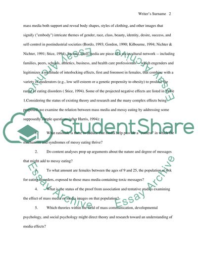 How the Media Affects Diet, Nutrition and Exercise