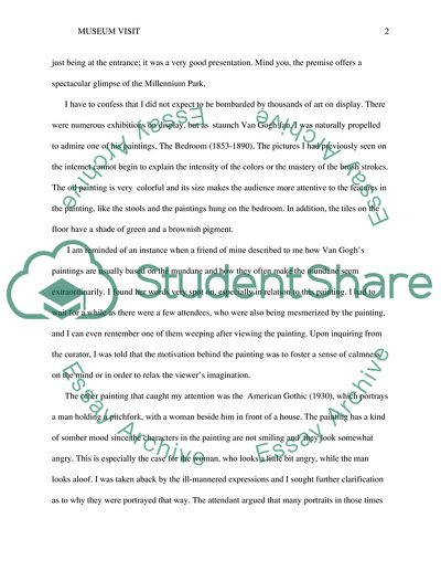 My Visit to the Art Institute of Chicago