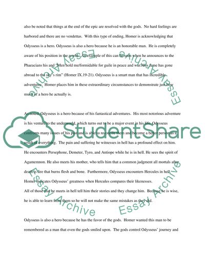 The Odyssey Book Report/Review