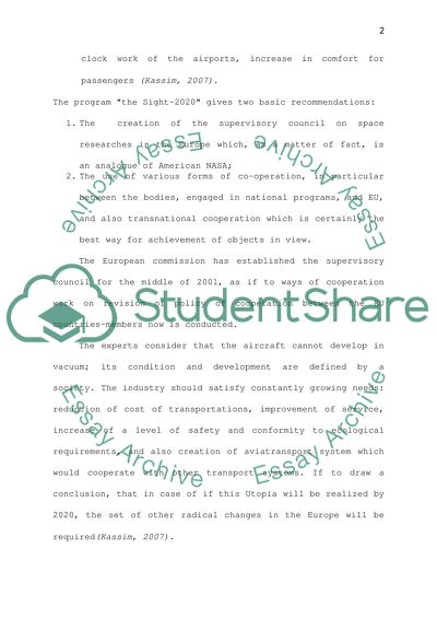 Two Possible Developments in Air Transport of Oil in the EU