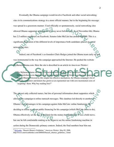 Obamas Online Road to Victory