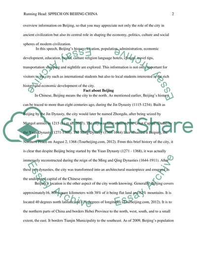 Journalism, Mass Media, and Communication Class on the Various Aspects of the City of Beijing