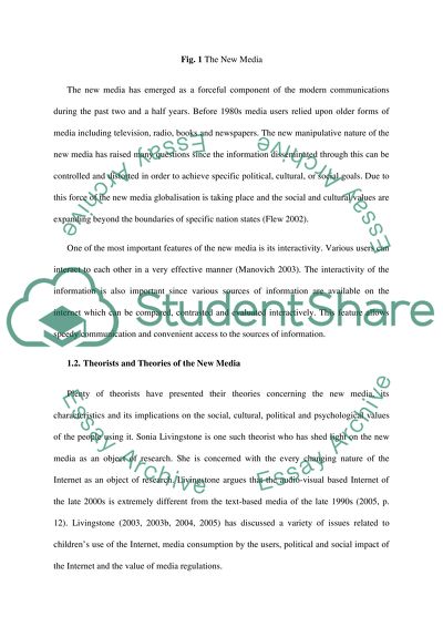 Livingstones Definition of the New Media: Positive and Negative Impact