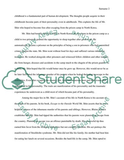 Escape from Camp 14 Critique