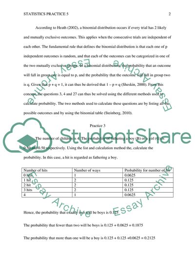 Parametric and Nonparametric Statistical Procedures
