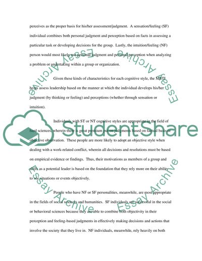 Assessing Leadership, Motivation, and Conflict Resolution