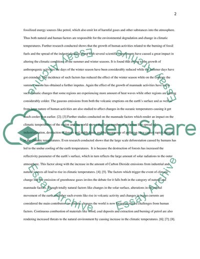Climate Change Debate