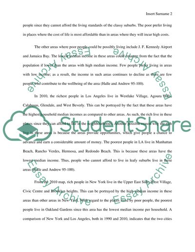 Urban Sociology-Map Project