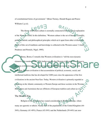 modern era essay template