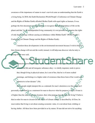 An inconvenient truth (Movie report)