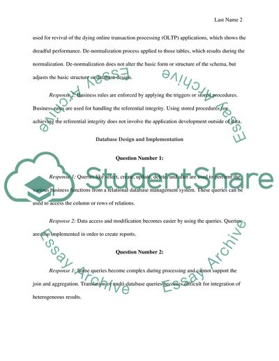 Intro to Rel Dbase Mgts Syst