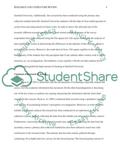 Research and Litereture review