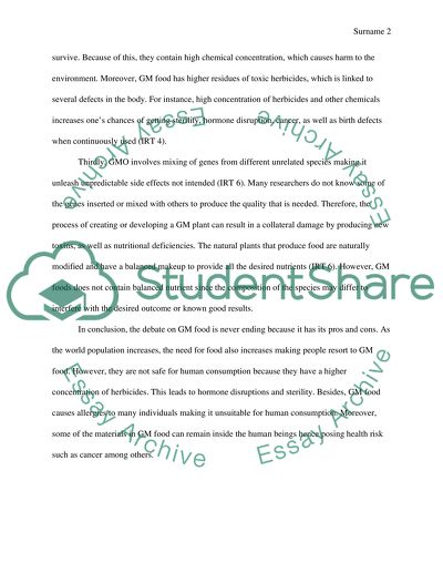 Reasons to Avoid GMO Foods