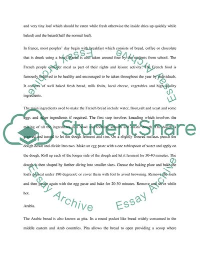 Bread in Different Cultures