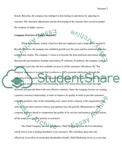 Nahil Computers Company Internship