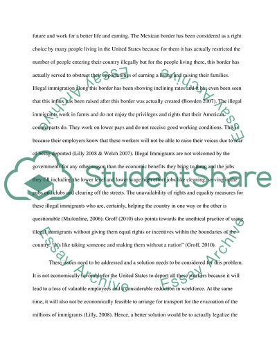 Immigrants and Immigration