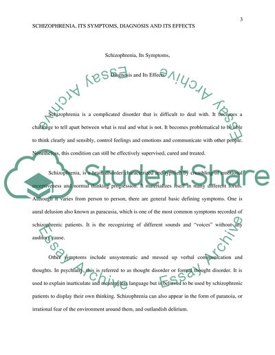 Exploration and Deepening in Schizophrenia