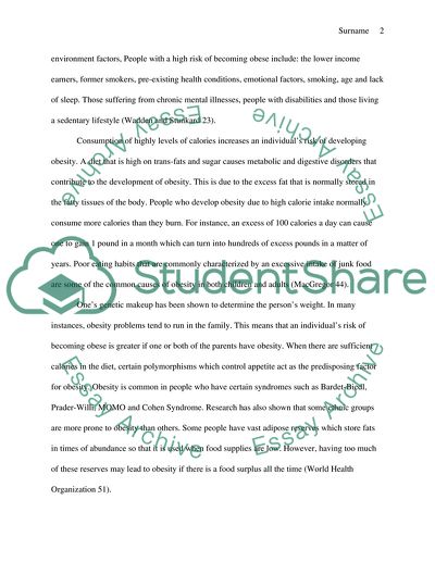 Management and Prevention of Obesity in Adults and Children