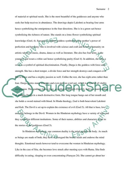 Women and Hinduism in Mythology