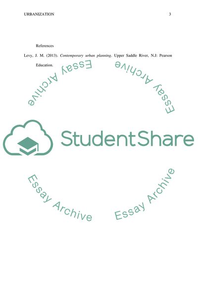 Urban Growth and Planning