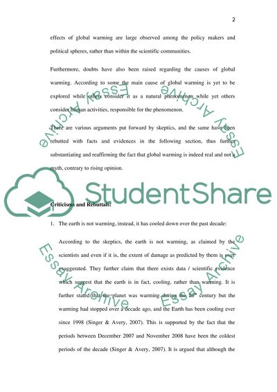 Global Warming Debates