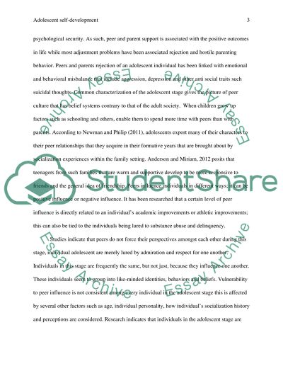 Adolescence essay