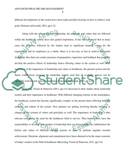 Advanced Health Care Management