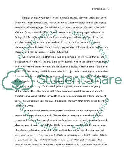 The Effects of the Media on Womens Personal Identities