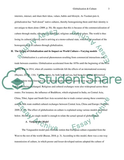 Globalization And Culture