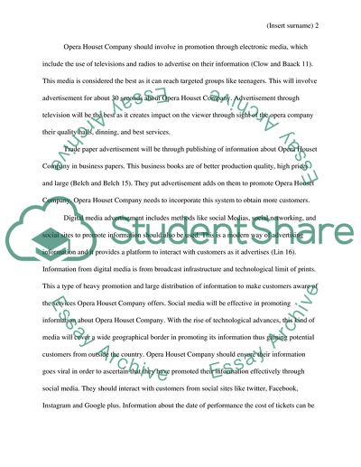 Opera houset promotion