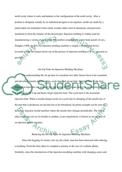 Injection molding / manufacturing