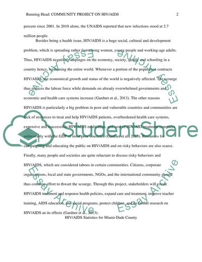 Community Project about HIV