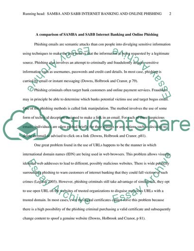 SABB Internet Banking and Online Phishing