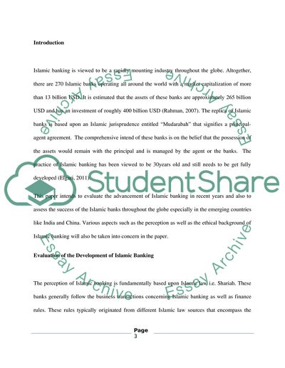 Islamic Banking Description