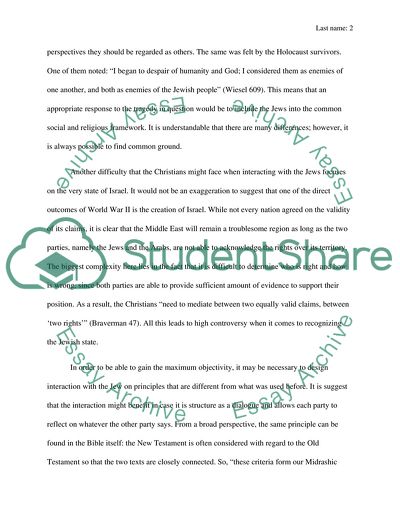 The Way Christians Should Respond to the Holocaust