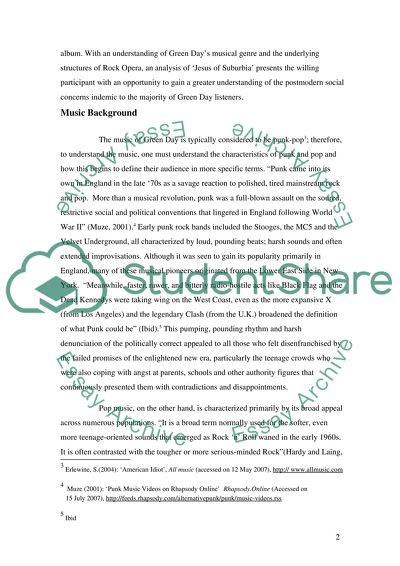 Analysing Popular Music