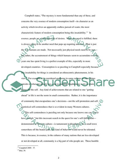 Spirit of Modern Consumerism