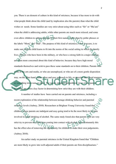 Why Parents are Sometimes Strict to Their Children