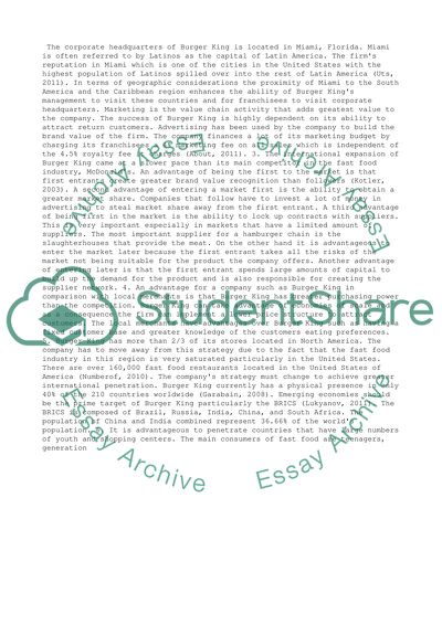 Burger King Beefs Up Global Operations