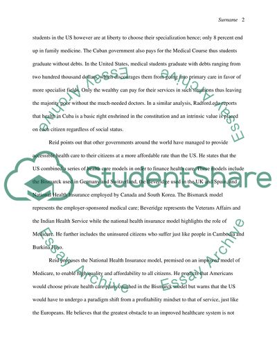 The Government Should Provide Healthcare to Poor Citizens