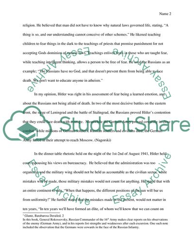 Hitlers Talks about Jews