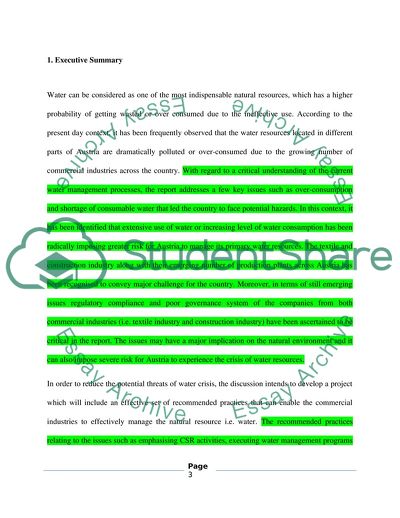 Water as a Resource in Austria