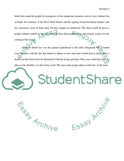 Cherokee: Death, Beliefs and Practices