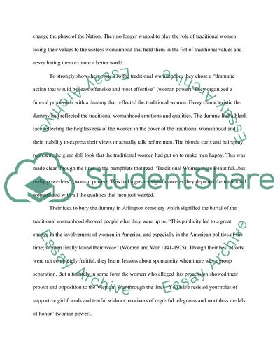 The Womens Liberation Movement