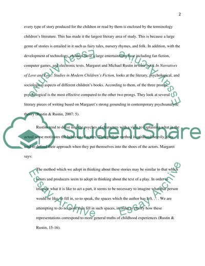 Serious Matters in Childrens Literature