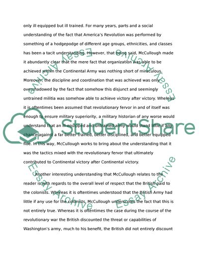 Book Review of 1776, by David McCullough