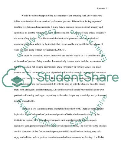 Responsibilities and Relationships in Lifelong Learning