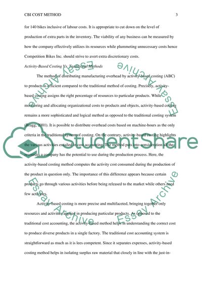 The Cost-to-Benefit Index Cost Method