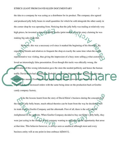 Watch video, discuss and consider the points