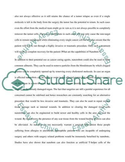 The use of microrobotics in healthcare